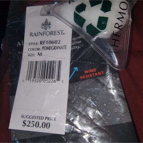 RAINFOREST NWT WOMENS CHEVRON HORIZONTAL QUILT A SHAPE WALKER WINTER COAT - Picture 3 of 5